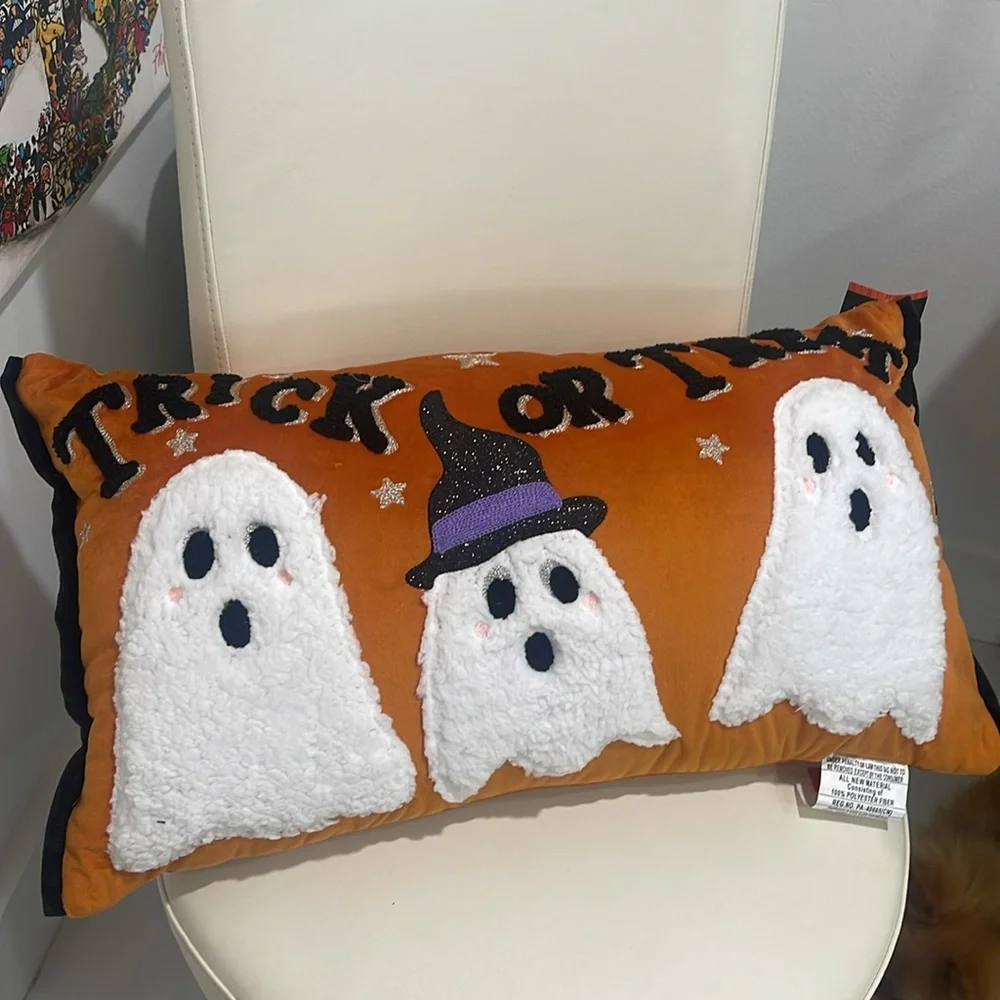 SALE! Halloween Town Orange/Black/Sparkly Silver 